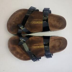 Mayori high shine black starps